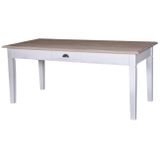 Masívny stôl Lenard P004 top OAK 35