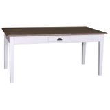 Masívny stôl Lenard P004 top OAK 37