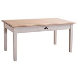 Masívny stôl Lenard P039 top OAK 61