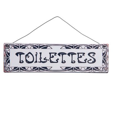Tabuľka Toilettes