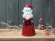 Dedo Mráz, svietnik, 32x10x15 cm, vianočná kovová dekorácia